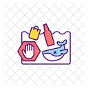 Umweltverschmutzung Pravention Wasser Symbol