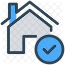 Verificação de casa  Ícone