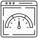 Verificacao Da Web Teste De Velocidade Velocidade Da Web Ícone