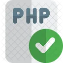 Verificação de arquivo php  Ícone