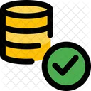 Verificação de banco de dados  Ícone