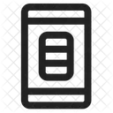 Verificação de bateria no smartphone  Ícone