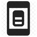 Verificação de bateria no smartphone  Ícone