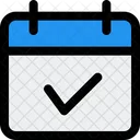 Verificacao De Calendario Ícone