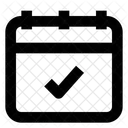 Verificacao De Calendario Calendario Data Ícone