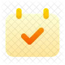 Verificação de calendário  Ícone