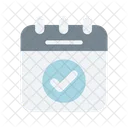 Verificar Calendario Calendario Aplicar Icon