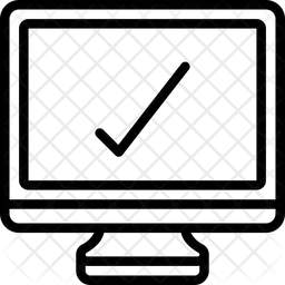 Verificação de computador  Ícone