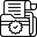 Verificação de documentos  Ícone