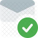 Verificacao De E Mail Verificacao De E Mail Envio De E Mail Ícone
