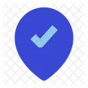 Verificacao De Marcador De Mapa Icon