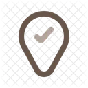 Verificacao De Pin Do Mapa Icon
