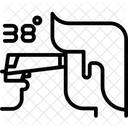 Verificação de temperatura  Ícone