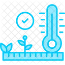 Verificação de temperatura  Ícone
