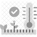 Verificacao De Temperatura Corpo Verificacao Ícone