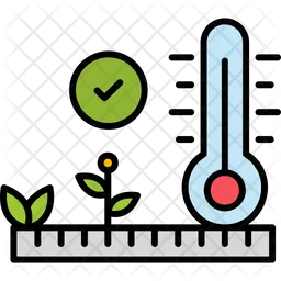 Verificação de temperatura  Ícone