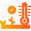 Verificação de temperatura  Ícone