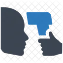 Verificação de temperatura corporal  Ícone