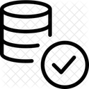 Verificación de base de datos  Icono