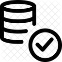 Verificación de base de datos  Icono