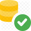 Verificación de base de datos  Icono