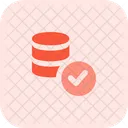 Verificación de base de datos  Icono