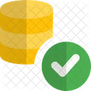 Verificación de base de datos  Icono