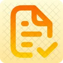 File Check Alt Documento Aprobar Archivo Icon