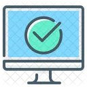 Verificación de computadora  Icono