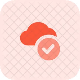 Verificación de la nube  Icono