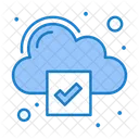 Verificación de la nube  Icono