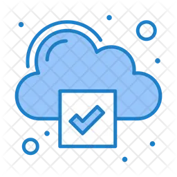 Verificación de la nube  Icono