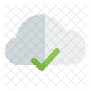 Verificacion De Nube Nube Datos Icono