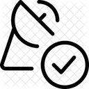 Verificación satelital  Icono