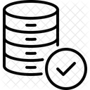 Servidor Lista De Verificacion Base De Datos Icono