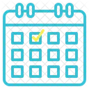 Verificar Calendario Data Ícone