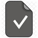 Verificar Aprovar Dados Icon