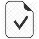 Verificar Aprovar Dados Icon