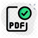 Verifique o arquivo pdf  Ícone