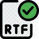 Verifique o arquivo rtf  Ícone