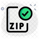 Verifique o arquivo zip  Ícone