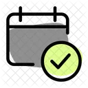 Verificar calendário  Ícone