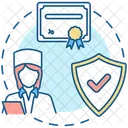 Certificado Medico Psicoterapia Icono
