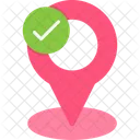 Verifique a localização  Ícone