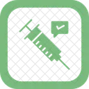 Frasco De Vacina Seringa Vacinacao Ícone