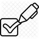 Verification Vote Liste De Controle Icon