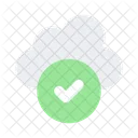 Cloud Reseau Verifie Icon