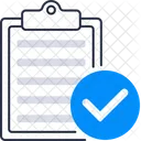 Verification Report Validation Confirmation Report Icon