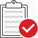 Verification Report Validation Confirmation Report Icon