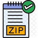 Verified File Business Icon